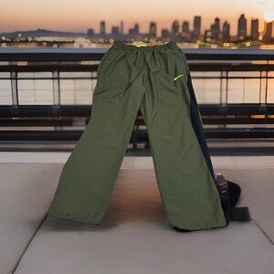 ✅Nike Dri-Fit Athletic Track Pants Mens X-LARGE Green Activewear Workout Clothes